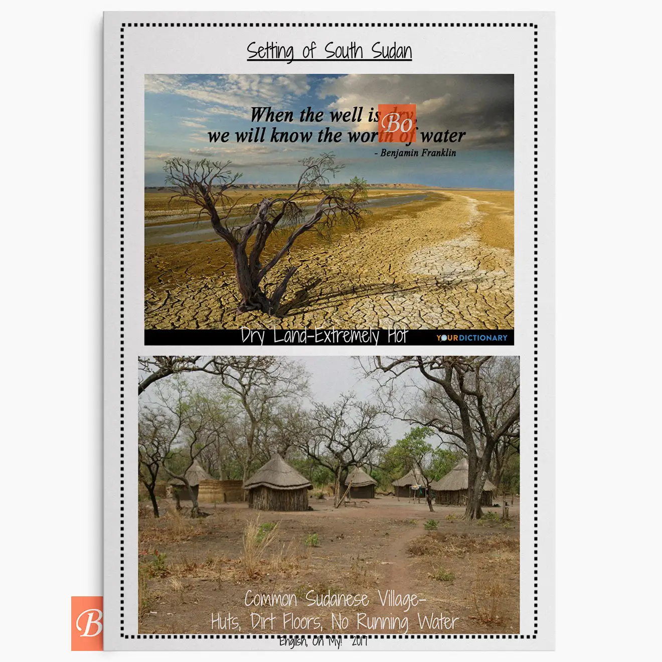 漫漫求水路阅读指南 A Long Walk to Water Literature Unit